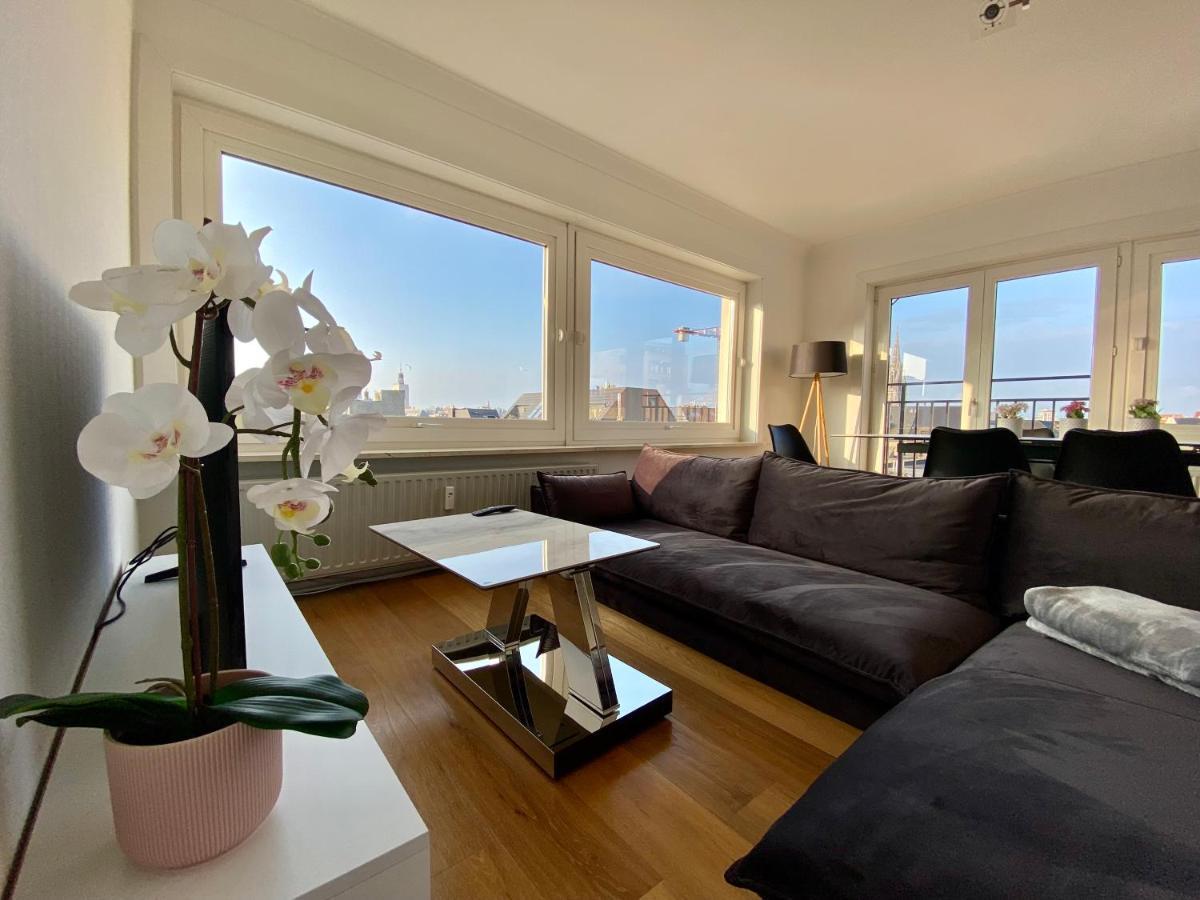 Luxury 3 Bedroom Apartment On The Top Floor With Panoramic View Ostenda Esterno foto