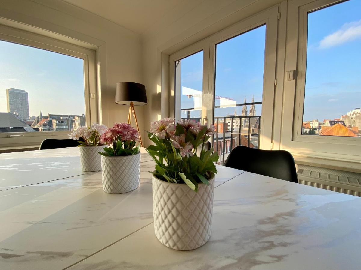 Luxury 3 Bedroom Apartment On The Top Floor With Panoramic View Ostenda Esterno foto