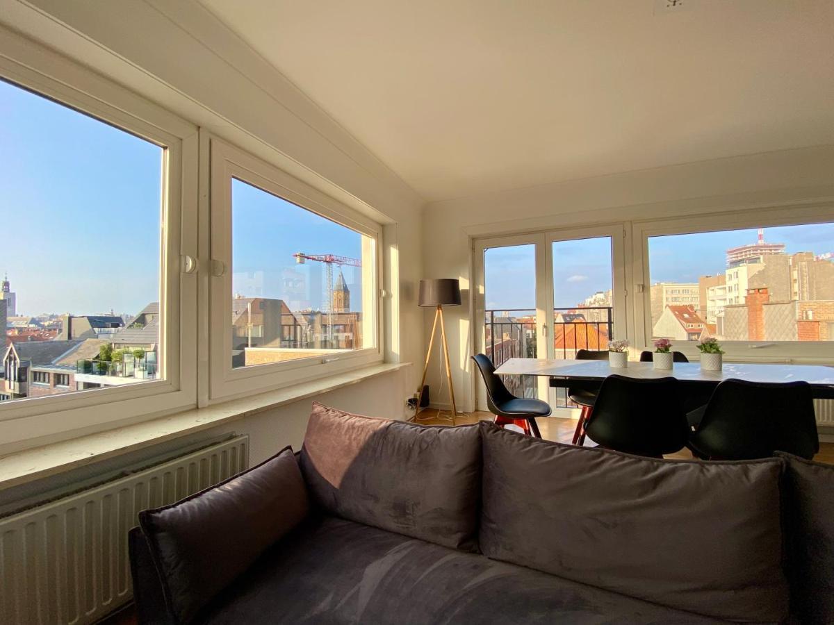 Luxury 3 Bedroom Apartment On The Top Floor With Panoramic View Ostenda Esterno foto