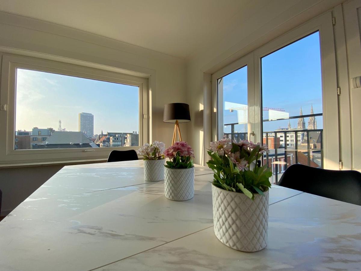 Luxury 3 Bedroom Apartment On The Top Floor With Panoramic View Ostenda Esterno foto